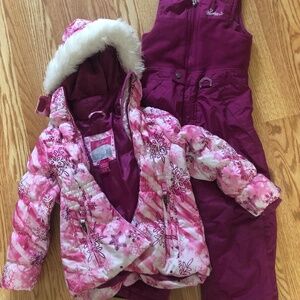 Snow jacket and bib- size 5
